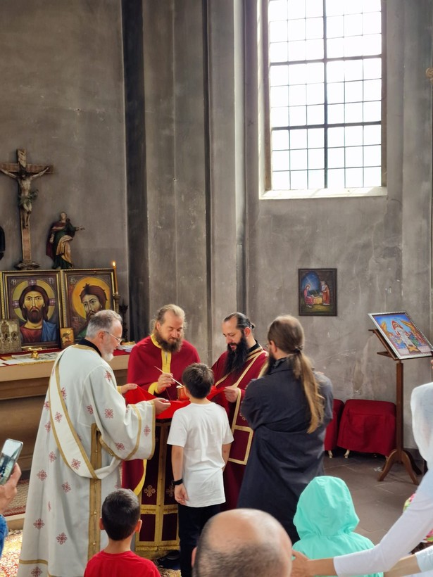 Eine Messfeier in der Georgisch-Orthodoxen Gemeinde Paderborn. 

Foto: Georgisch-Orthodoxe Gemeinde Paderborn